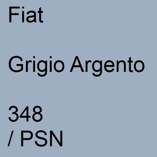 Fiat, Grigio Argento, 348 / PSN.